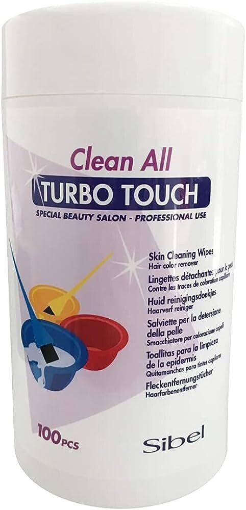 SIBEL- Salviette rimozione tinta Turbo Touch