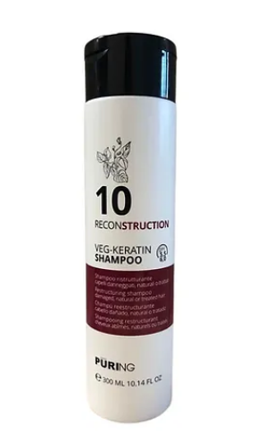 PURING- Shampoo RECONSTRUCTION keratinveg, formato: 300ml