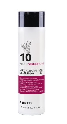 PURING- Shampoo RECONSTRUCTION keratinveg
