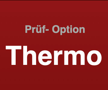 DGUV V3 Thermo Prüf- Option DGUV V3 Thermo Prüf- Option