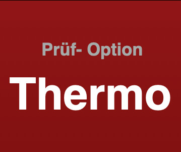 DGUV V3 Thermo Prüf- Option