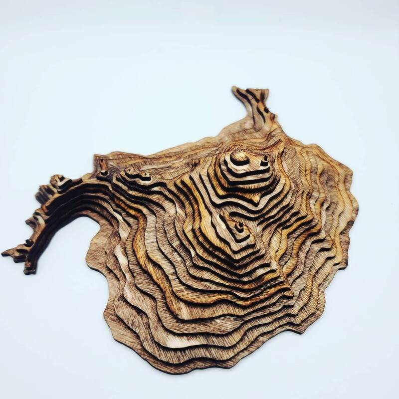 Mt. Baker Topographic Model