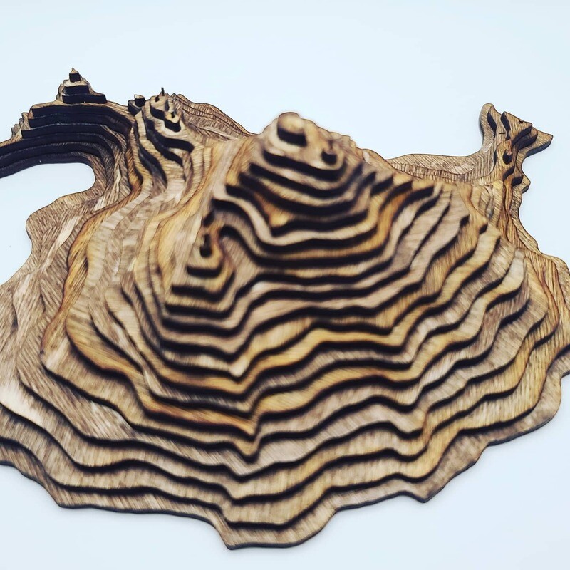 Mt. Baker Topographic Model **DIGITAL FILE**