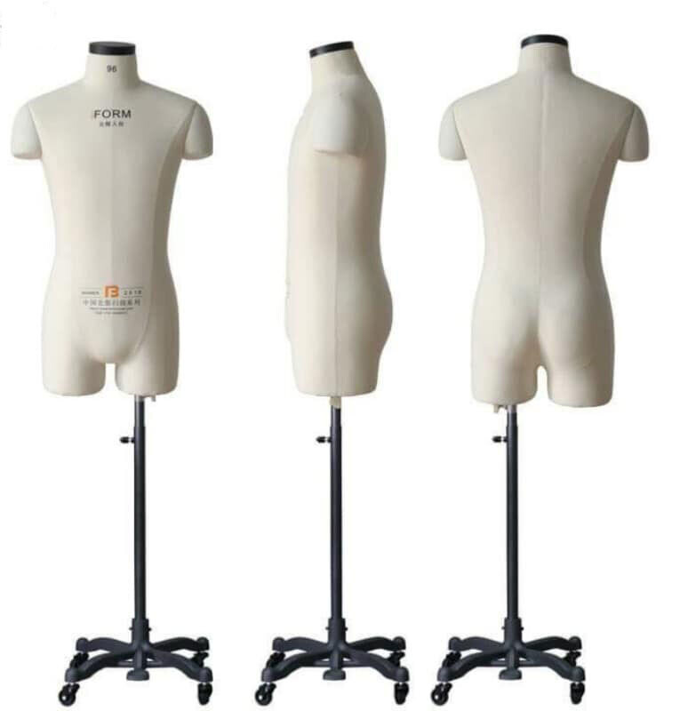 Male sewing mannequin Fiberglass, size M