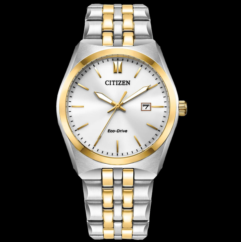 Citizen Men's Eco-Drive Two-Tone Stainless Steel Watch – Classic Elegance with Modern Eco-Drive Technology