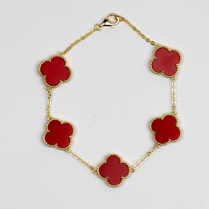 Red clover bracelet