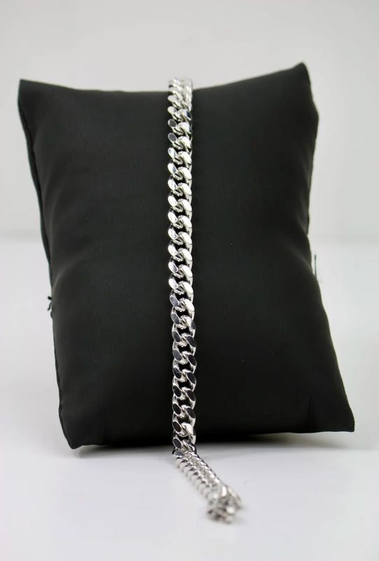 Men’s Sterling Silver Miami Cuban Link Bracelet