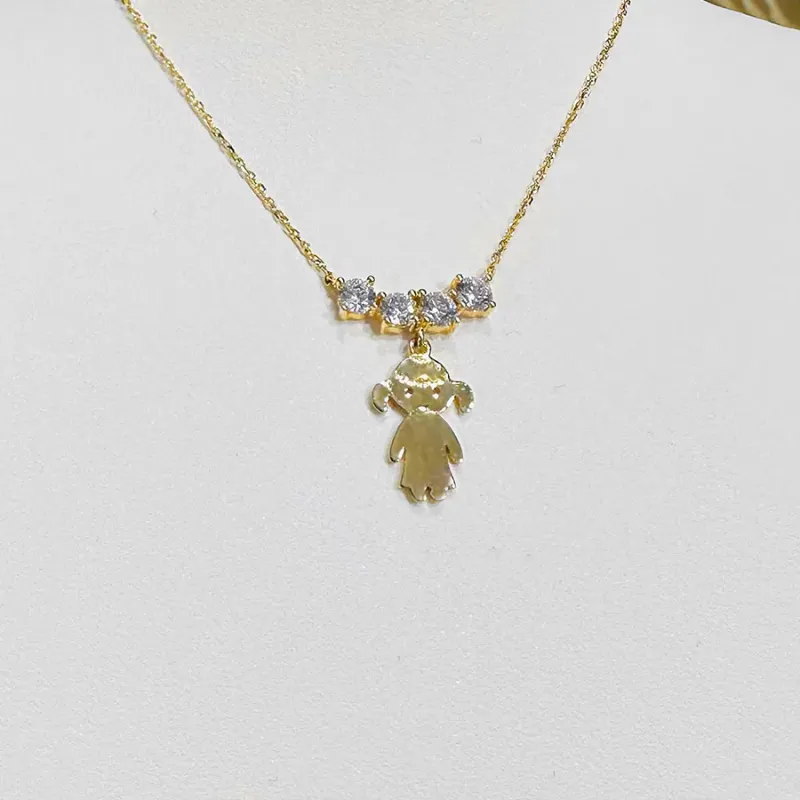 Necklace for Mom - 14k Girl
