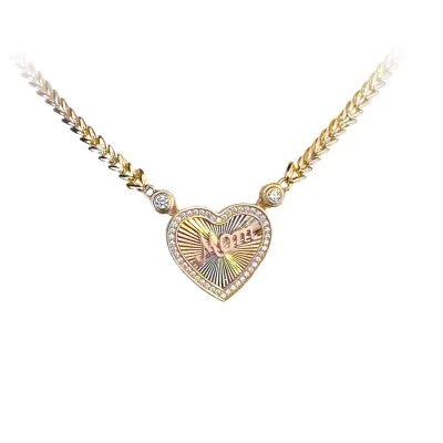 Necklace for Mom - 14k Necklace for Mom - 14k