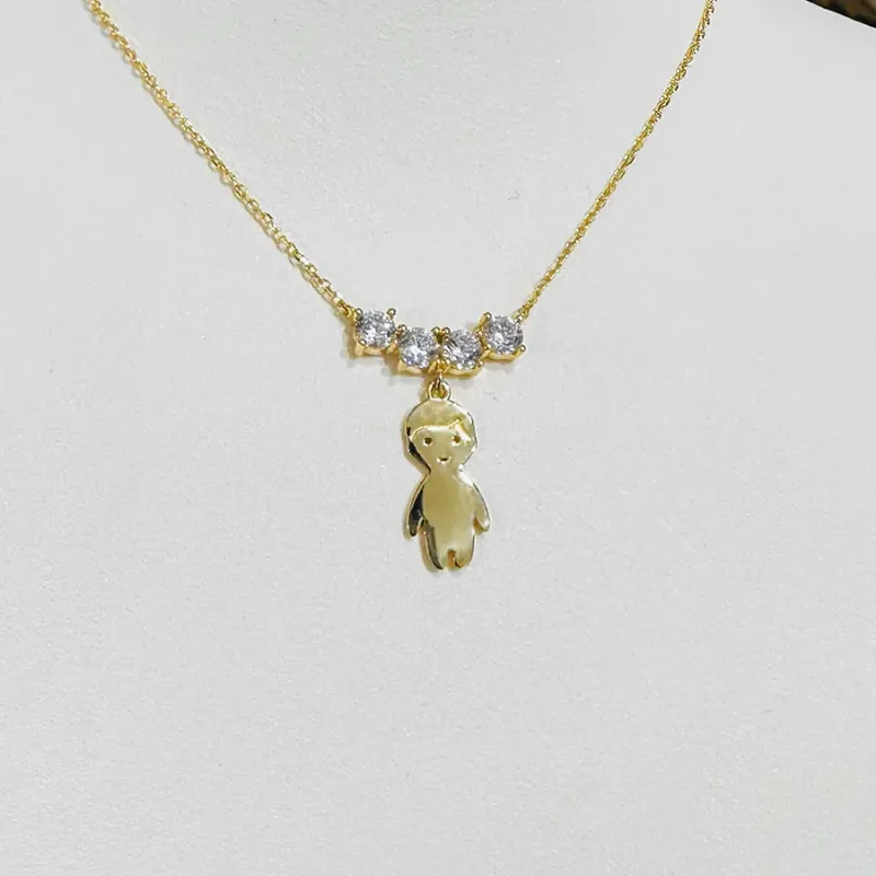 Necklace for Mom - 14k Boy