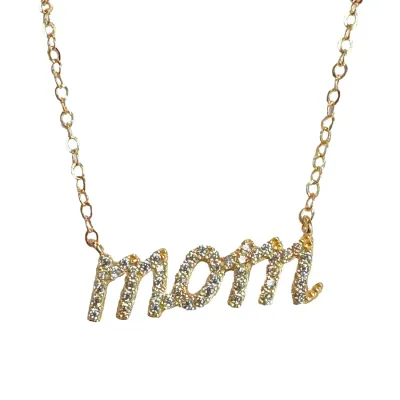 Mom 14k Yellow Gold Necklace Mom 14k Yellow Gold Necklace