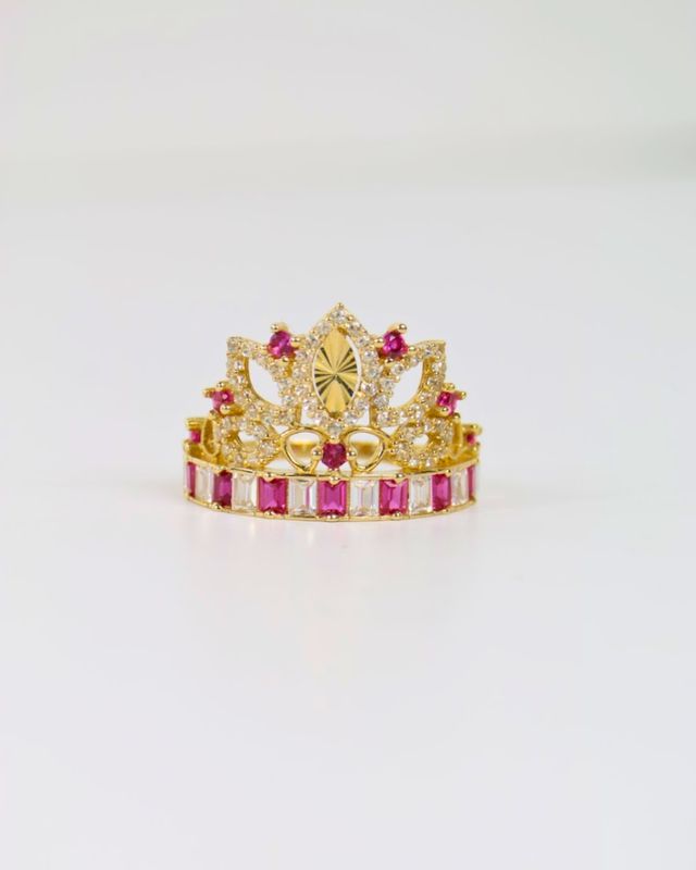 14kt Princess Bloom Ring
