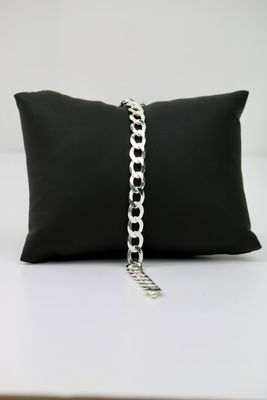 Men’s 9 Men’s 9" Sterling Silver Cuban Link Bracelet