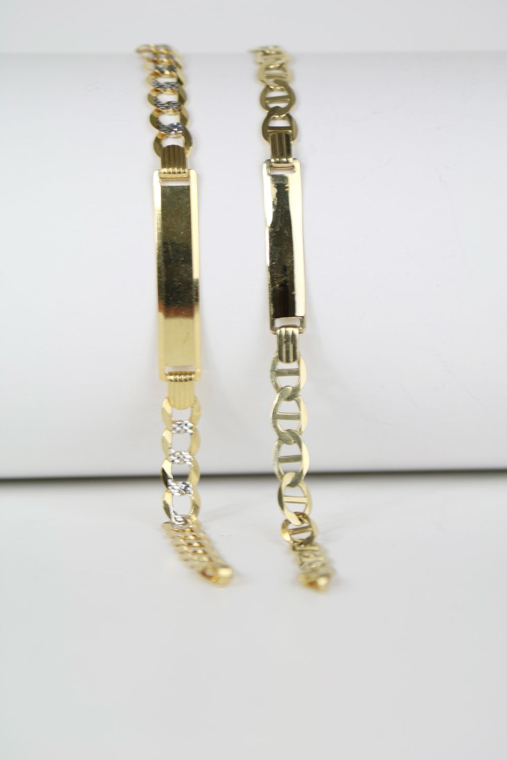 14K Gold Kids Diamond-Cut Cuban Bracelet – 6