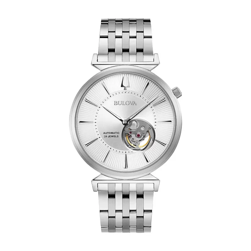 Bulova Men’s Regatta Slim Automatic Stainless Steel Watch