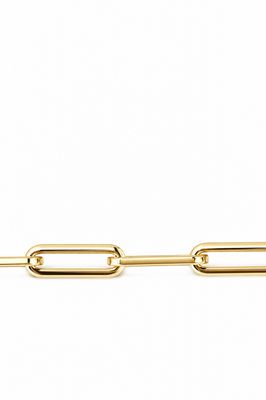 14K Yellow Gold High Polish Open Link Bracelet