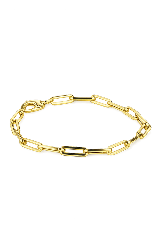 14K Yellow Gold High Polish Open Link Bracelet 14K Yellow Gold High Polish Open Link Bracelet