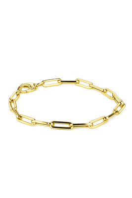 14K Yellow Gold High Polish Open Link Bracelet