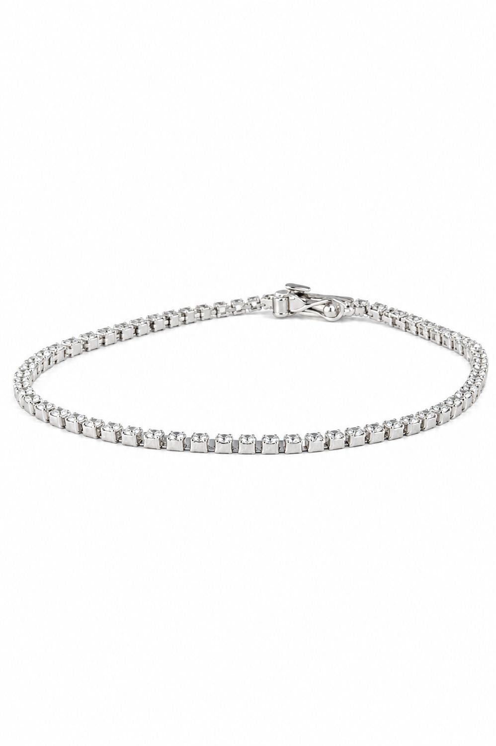 14K White Gold High Polish White CZ Tennis Bracelet 14K White Gold High Polish White CZ Tennis Bracelet