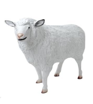 Statue en résine d un Moutons Naturel - 110 cm