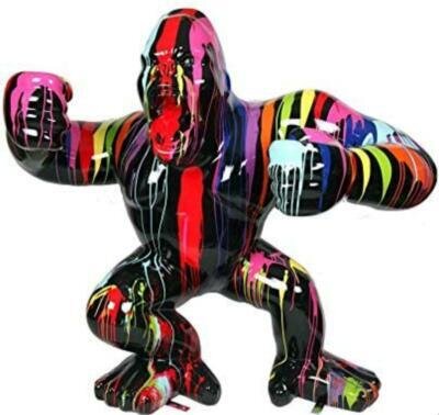 Sculpture en résine Gorille Géant Trash 190 cm