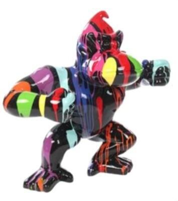 Statue en Résine Donkey Kong Trash Noir - 80cm