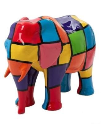 Sculpture en résine Éléphant Puzzle - 80cm