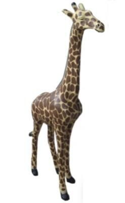 Sculpture en Résine Girafe Naturelle - 210cm