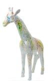 Statue Girafe en résine Splash Blanc- 110cm