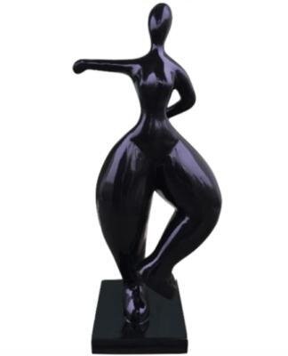 Sculpture  danseuse design   Noir - H 85cm