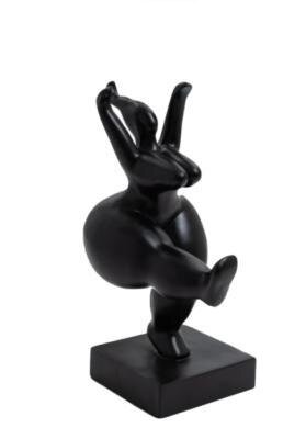 Sculpture  danseuse design   Noir - H 55cm