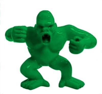 Statue en Résine Gorille Vert - 40cm
