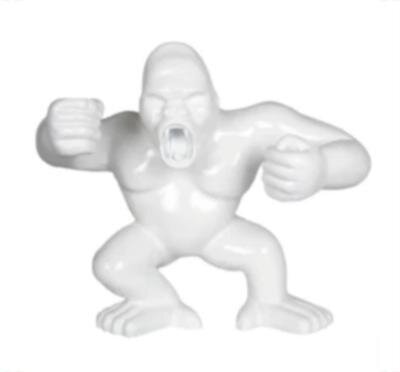 Statue en Résine Gorille Blanc - 40cm