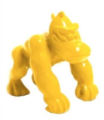 Statue en Résine Donkey Kong Jaune - 38cm