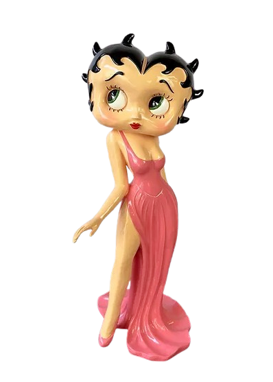 STATUE BETTY BOOP DANCEUSE 95CM ROSE