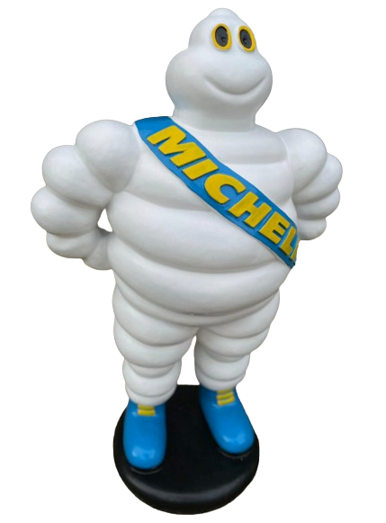 STATUE MICHELIN 80CM BLANC