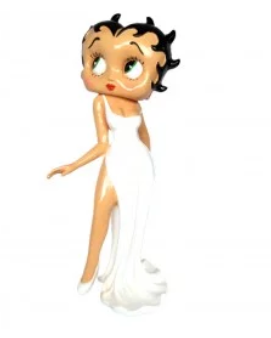 STATUE BETTY BOOP 95CM FENTE BLANCHE