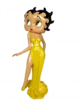 STATUE BETTY BOOP 95CM FENTE JAUNE