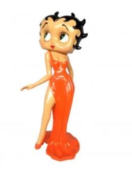 STATUE BETTY BOOP 95CM FENTE ROUGE