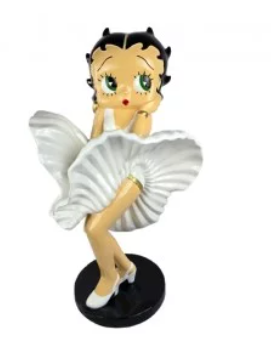 STATUE BETTY BOOP 90CM MARILYN BLANC