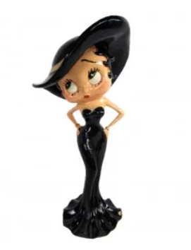 STATUE BETTY BOOP 30CM CHAPEAU NOIR