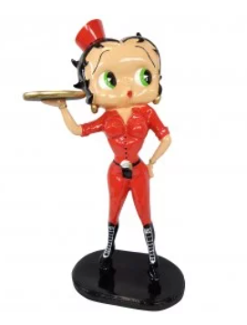 STATUE BETTY BOOP 95CM GROOM ROUGE