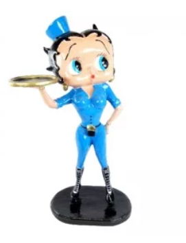STATUE BETTY BOOP 95CM GROOM BLEU