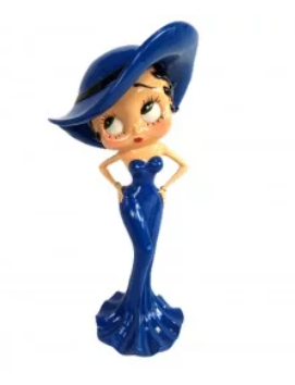 STATUE BETTY BOOP 30CM CHAPEAU BLEU
