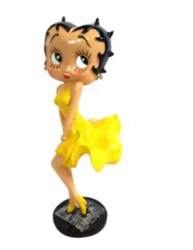 STATUE BETTY BOOP 35CM MONROE JAUNE