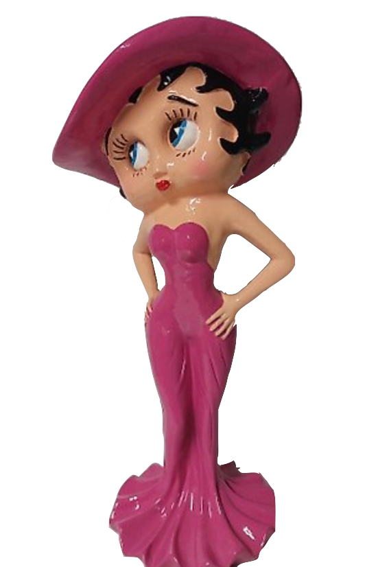 STATUE BETTY BOOP DANCEUSE 95CM ROSE BIS