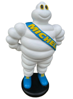 STATUE MICHELIN 80CM BLANC