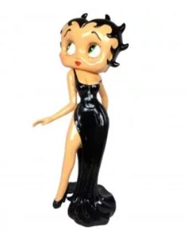 STATUE BETTY BOOP 95CM FENTE NOIR