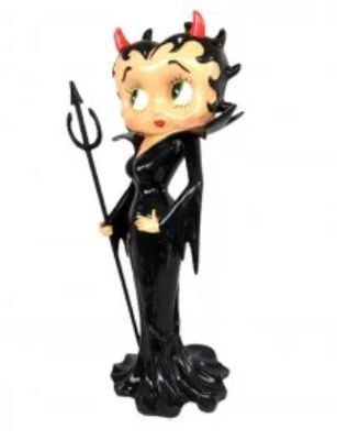 STATUE BETTY BOOP DIABLESSE 95CM NOIR