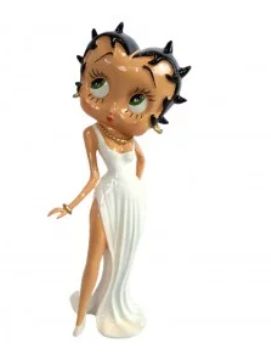 STATUE BETTY BOOP 40CM FENTE BLANC